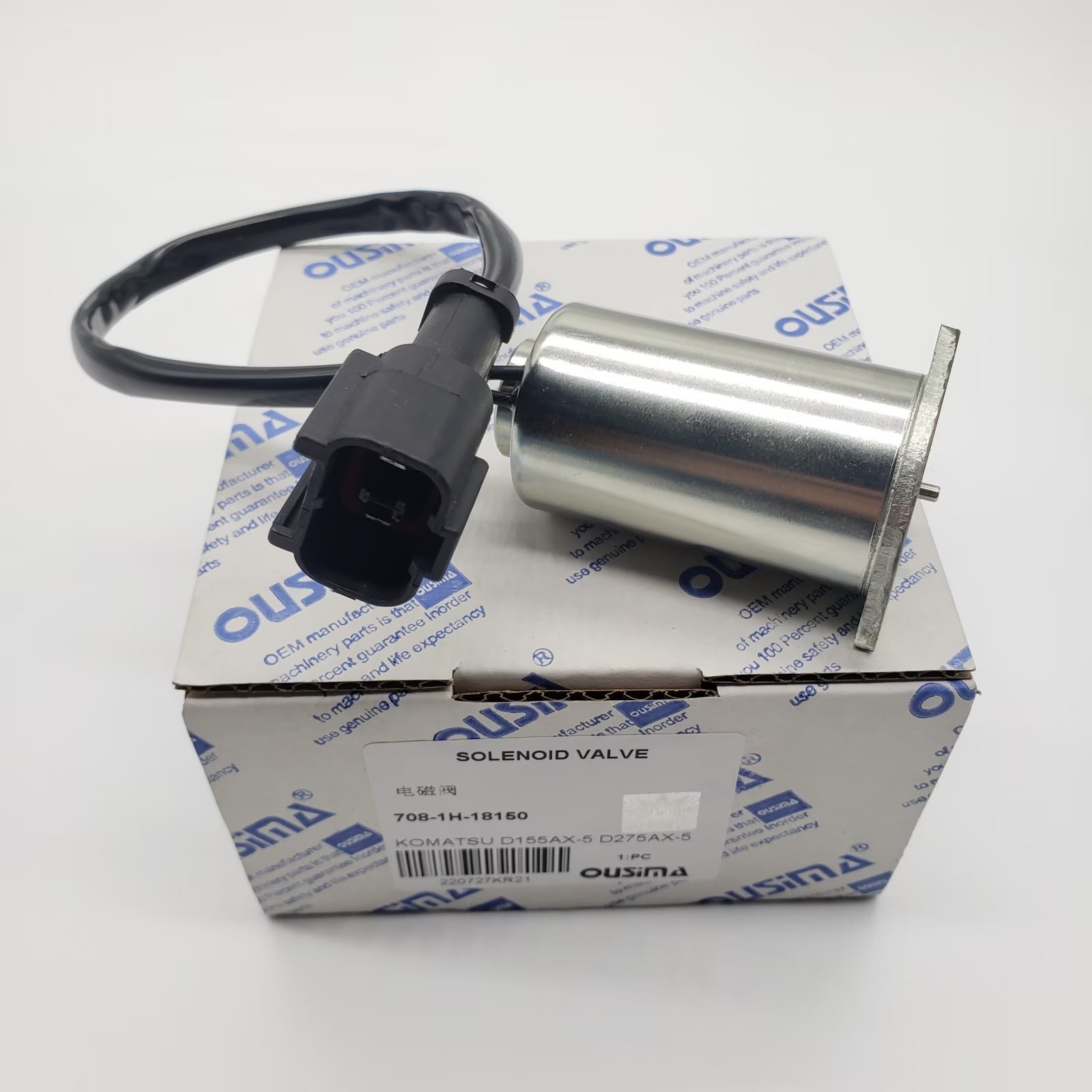 708-1H-18150 Excavator Solenoid Valve For Komatsu D155AX-5 D275AX-5