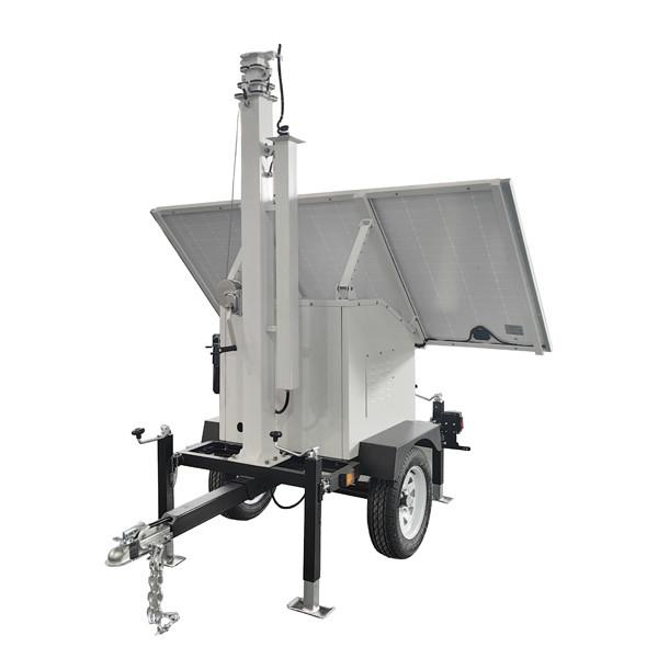 Buy cheap Construction Sites Security Portable Solar Trailer Customized from wholesalers