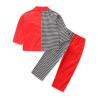 Buy cheap Children'S Outfit Sets Girls Houndstooth Stitching Suit Kids Girls Fashion 2-Piece Set from wholesalers