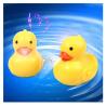 Buy cheap New Creative Gift Cartoon Animal Yellow Duck Led Light Keychain Keyrings With Sound from wholesalers
