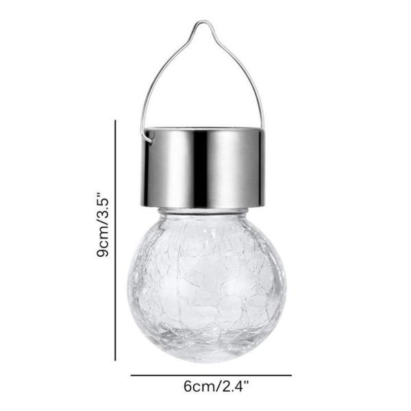 Buy cheap 6cm Solar Powered LED Ground Lights 5W Colour Changing Crackle Ball from wholesalers