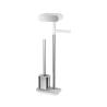 Buy cheap Compact Stainless Steel Toilet Brush And Toilet Paper Holder Set For Bathroom from wholesalers