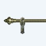 35mm Curtain Rod Set Windows Accessories with big strong bracket