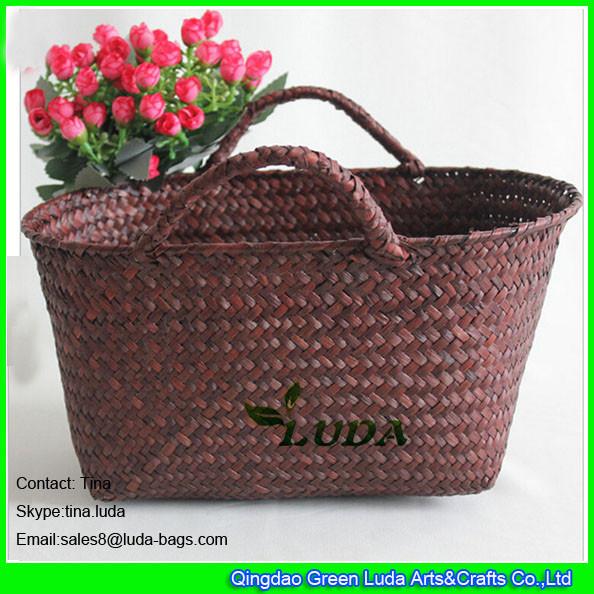 Buy cheap LUDA large designer handbags colored seagrass straw hobo bags from wholesalers