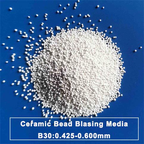 Buy cheap Mold Cleaning Zirconia Sand Ceramic Bead Blasting B30 0.600mm from wholesalers