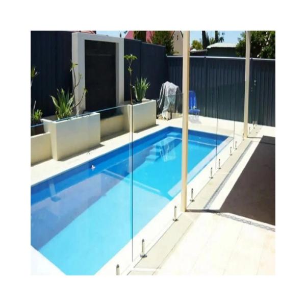 Buy cheap 12MM Laminated Glass Railing Curved Swimming Pool Glass Fence from wholesalers