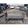 Buy cheap Black Wrought Iron Round Metal Tree Seat Cast Iron Patio Bench Painting Finishing from wholesalers