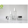 Buy cheap Customizable Square Glass Foundation Bottle 50g 40ml 100ml Size Optional from wholesalers