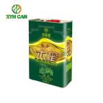 Olive Oil Tin Can Tall Metal Tin Can With Glass Candle Holder Customized Logo