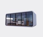 Modern 20ft 40ft Prefab House Outdoor Tiny Pod Coffee House Mobile Working Apple