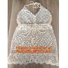 Buy cheap Crochet tops, deep v neck halter top/spaghetti strap tank tops/lace colete croche/wh from wholesalers