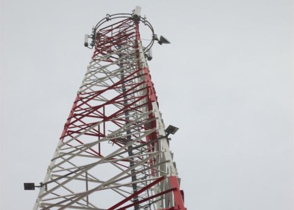 Buy cheap Triangle Lattice Telecom Steel Tower, High Tensile Steel A36 Angle Steel Communication Tower from wholesalers
