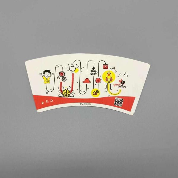 Buy cheap Recycled 160g 170g Ice Cream Packaging Paper Cup Fan Film Lamination from wholesalers