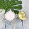 Buy cheap Square type round edge design Acrylic cream jar High - grade Mirror cover 30g, 50g XY2201 from wholesalers