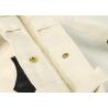 Buy cheap 16oz 100% Cotton Canvas Tote Bags , Recyclable Tote Bag With Black Leather Logo from wholesalers