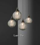 Glass Chandelier Hanging Lights Living Room Restaurant Pendant Lamps Shop Lights