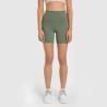Buy cheap Nylon Running Women's High Waisted Yoga Shorts With Side Pockets Sports Shorts from wholesalers
