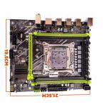 X99 P4 Micro ATX Motherboard LGA2011-3 Xeon E5-2680V4 CPU DDR4 RAM NVME M.2 SATA