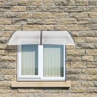 Buy cheap Waterproof Outdoor Polycarbonate Awning Silver Bracket Strong Impact Resistance product