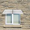 Buy cheap Waterproof Outdoor Polycarbonate Awning Silver Bracket Strong Impact Resistance from wholesalers