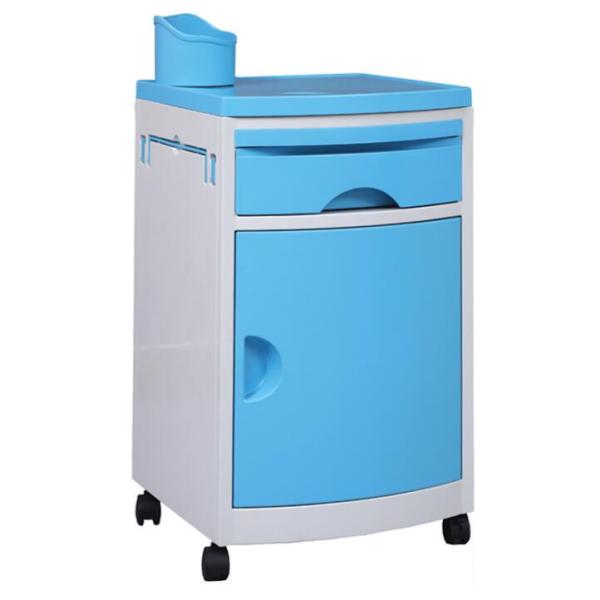 Buy cheap Colorful Detachable Hospital Bedside Cabinet With Wheels from wholesalers