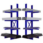 Sgs Medium Duty Cantilever Rack 3000kg Single Sided Cantilever Racking