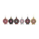 Arabic Engraving Glass Essential Oil Bottle