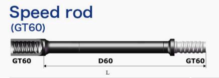 Buy cheap GT60 Well Drill Rod 4305mm Dia 60mm MF Rod 76kg For Atlas Furukawa from wholesalers