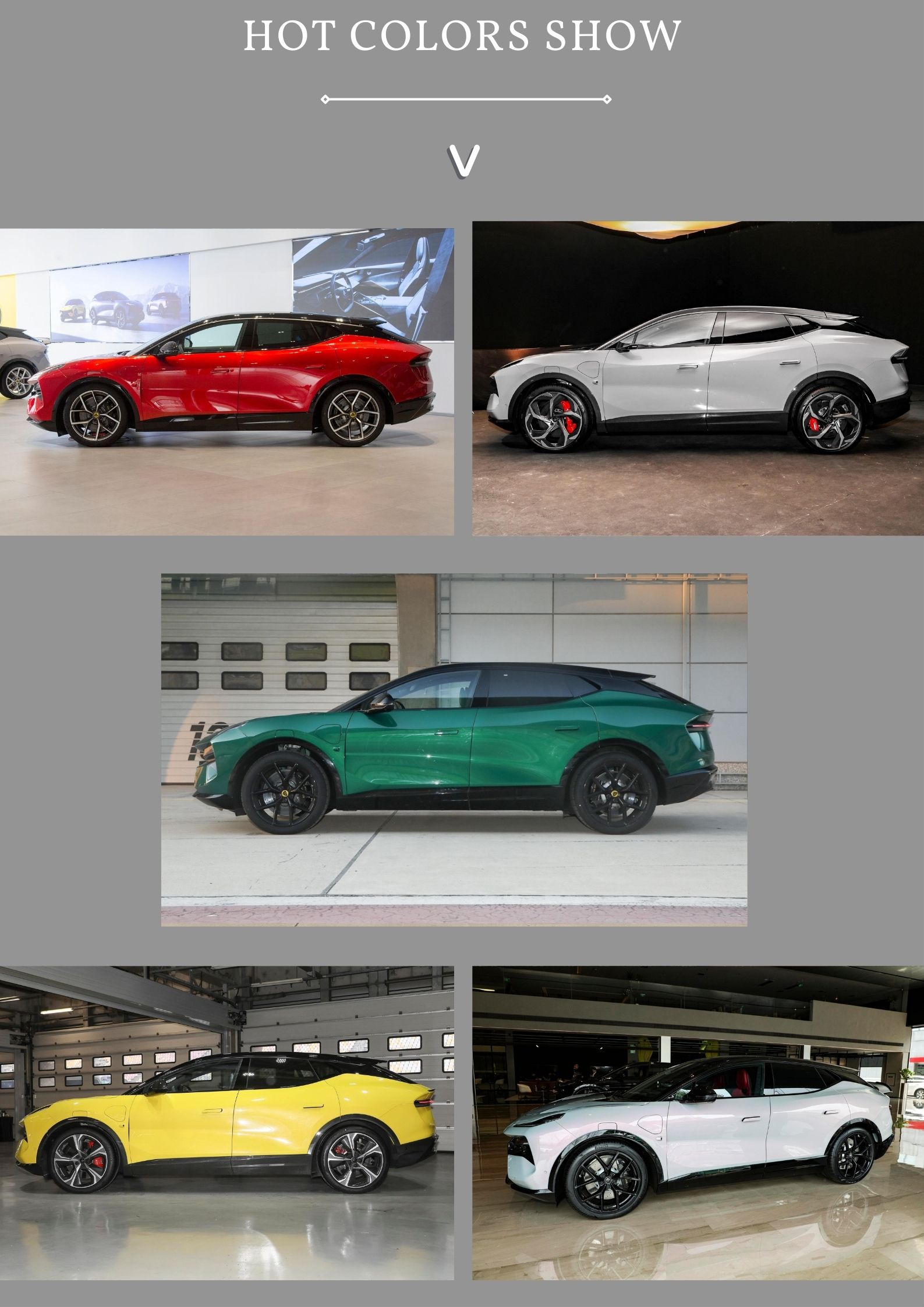 Energy Type Pure Electric Lotus NYO Eletre S R 4WD SUV EV Car with LED Headlight