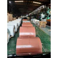 Buy cheap 0.4mm 0.5mm PPGI Coil Sheet , Color Coated Steel Coil For Building Materials product