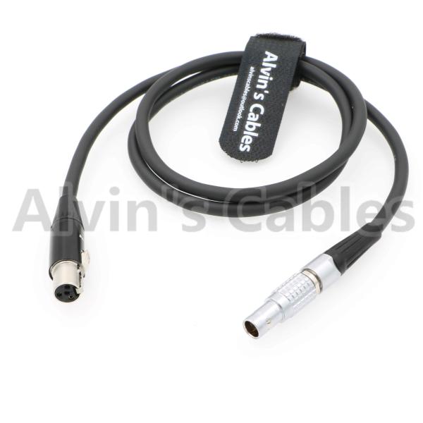 ARRI RED Cameras 12V Monitor Power Cable Lemo 2 Pin Male To Mini XLR 4 Pin
