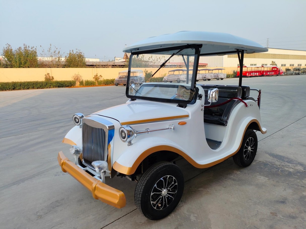Vintage Electric Car The Classic Golf Cart for Small Group Transportation