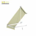 Patio Retractable Window Awnings Aluminium Drop Arm Awning