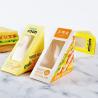 Buy cheap Portable Triangular Cardboard Sandwich Box Packaging Eco Friendly Food Grade from wholesalers