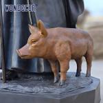 Wonders Missionary Bronze Statues Sculpture Modern Life Size