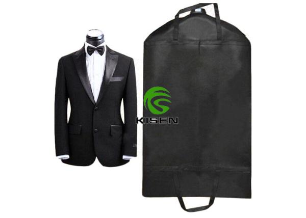 Buy cheap Dustproof Zippered Garment Bags Hanger Coat Cover For Storage Black Color from wholesalers