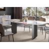 Buy cheap 75cm Height Restaurant Dining Table 110cm Width Slab Stone For 8 Seats from wholesalers