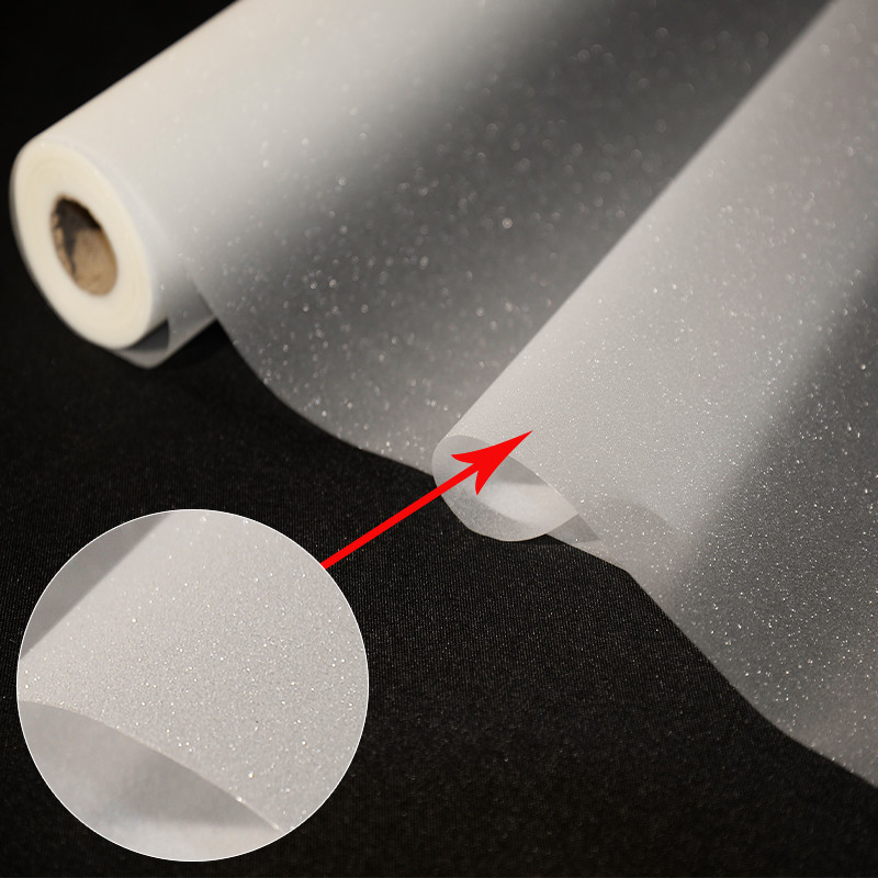 CPP Glitter Film Roll Sparkle Thermal 22 Micron Transparent Hologram Lamination Film