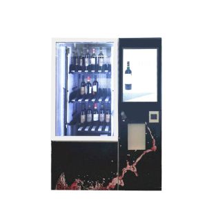 Buy cheap Wine Beer Cola Bottle Juice Automatic Vending Machine Kiosk With Touch Screen and Refrigerator from wholesalers