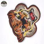 Needlework Crafted Tiger Embroidery Patch , School Logo Large Embroidered Tiger