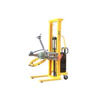 Buy cheap YL520 Semi Electric Hydraulic Drum Dumper With Maintenance Free Battery Loading product
