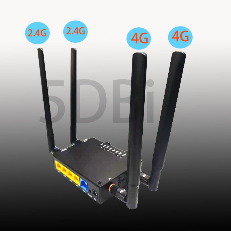 300Mbps 4g Wireless Router 12V DC Power 4g Lte Router With SIM Slot