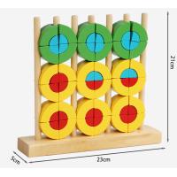 Buy cheap Safe Educational Montessori Preschool Toys Rainbow Blocks Stacker Non Toxic product