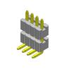 Buy cheap 1.27mm Pin Female Header Connector 1*2PIN To 1*50PIN SQ0.40mm from wholesalers