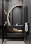Modern Mirror Wall Mounted Bathroom Cabinet Smart Mirror With Led Light For