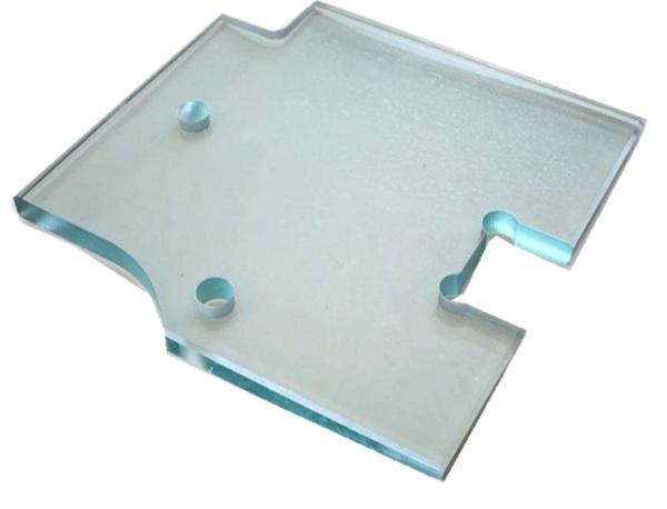Buy cheap 12MM Toughened Shower Tempered Glass Polishing With Hinge Groove from wholesalers