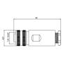 Buy cheap PA66 Straight Wireable Circular Power Connector 5 Pin Cable PA Fieldbus from wholesalers