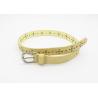 Buy cheap Zinc Alloy Buckle Childrens Leather Belts 95 - 100cm Length With Cutout Pattern from wholesalers