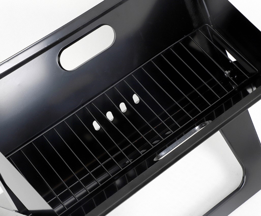 Outdoor Portable Grill Charcoal Grills X Folding Grill BBQ for Camping Easily Cleaned