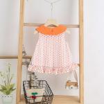 Summer Sweet Lovely Children'S Dress Clothing Little Fresh Lapel Dress Girls